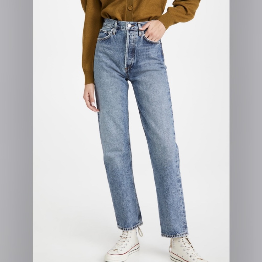 AGOLDE 90's Pinch Waist Straight Jeans Navigate 25